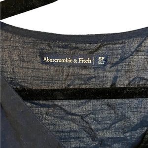 Blue button down dress